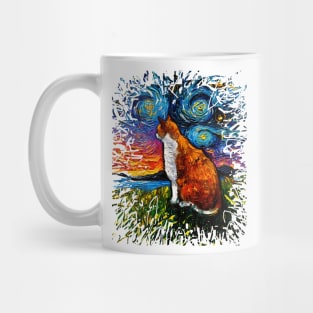 Orange and White Tabby Night (Splash version) Mug